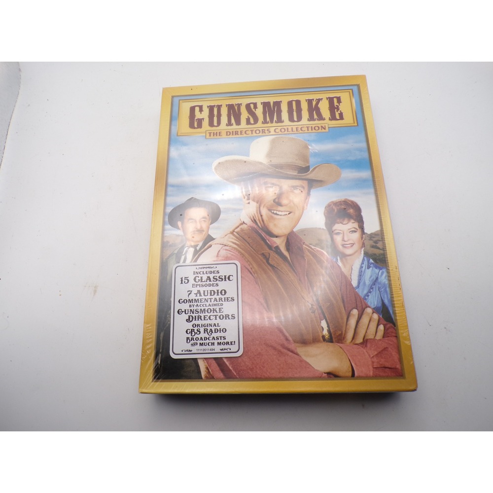 Gunsmoke The‎ Directors Collection 15 Episodes 7 Audio Commentaries DVD Sealed